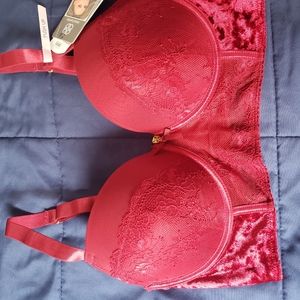 NWT Red Pushup Longline Bra